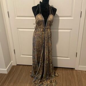 Bohemian summer dress- one size fits all